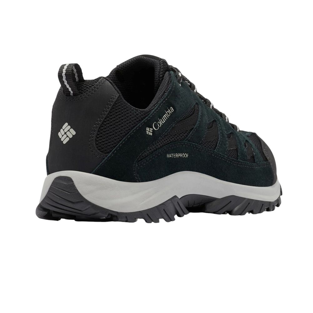 H1729 Columbia Crestwood Waterproof Walking Shoe (Black)