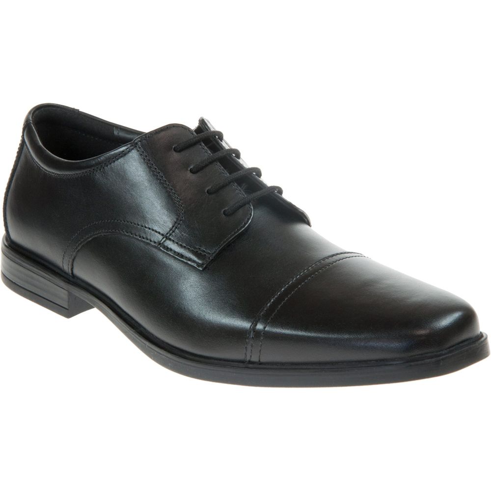 H1803 Clarks Howard Cap Oxford Ext Wide H Fit Lace Up Shoe