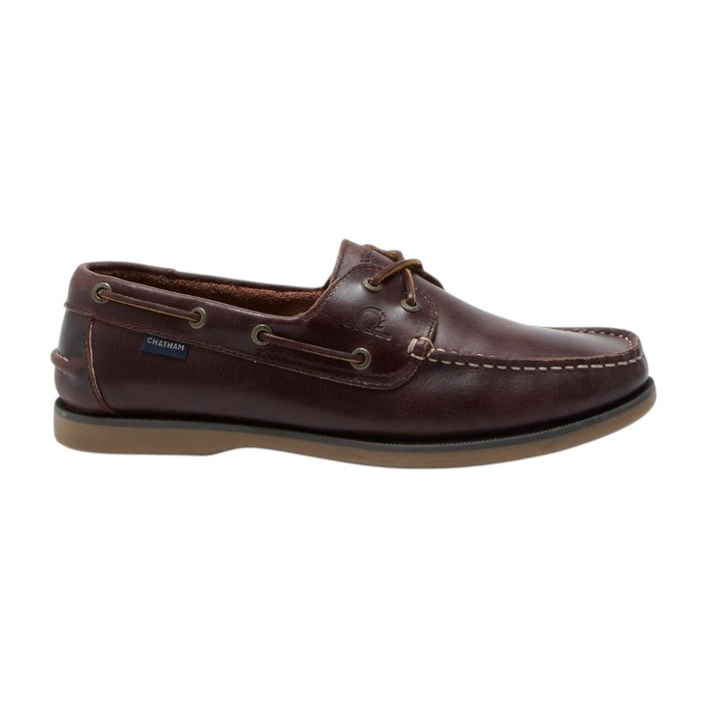 H1817 Chatham Whitstable lace up Boat Shoe (Oxblood)