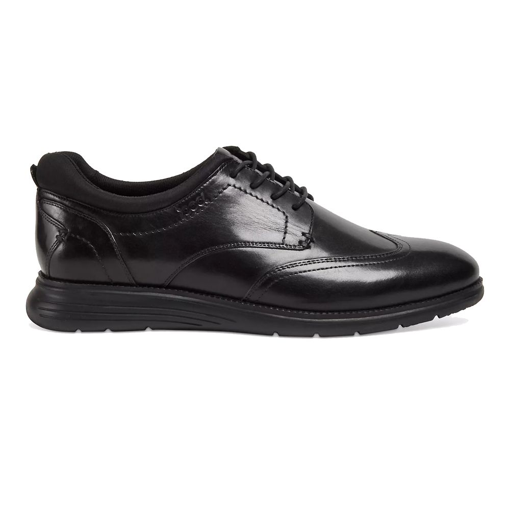 H1830 Pod Vantage Brogue Shoes (Black)