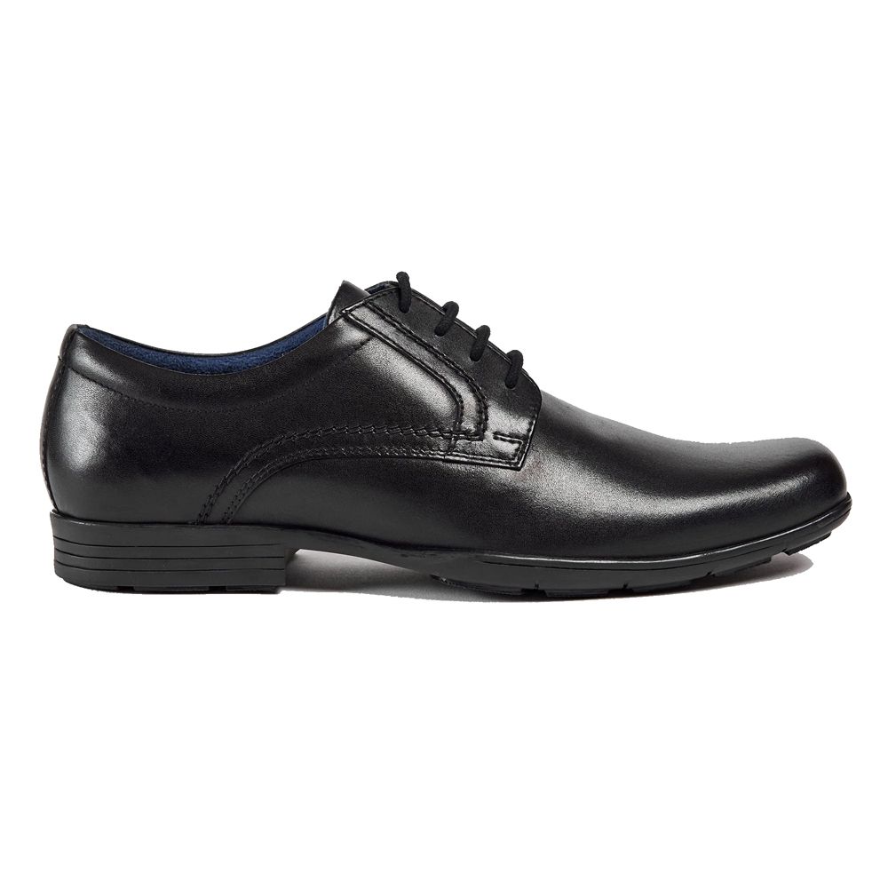 H1833 Pod Alec Plain Lace Up Shoes (Black)