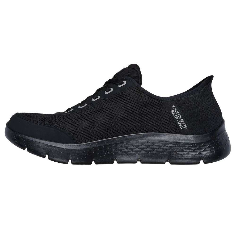 H1886 Skechers Slip-ins, GoWalk Flex Waterproof Trainers (Black)