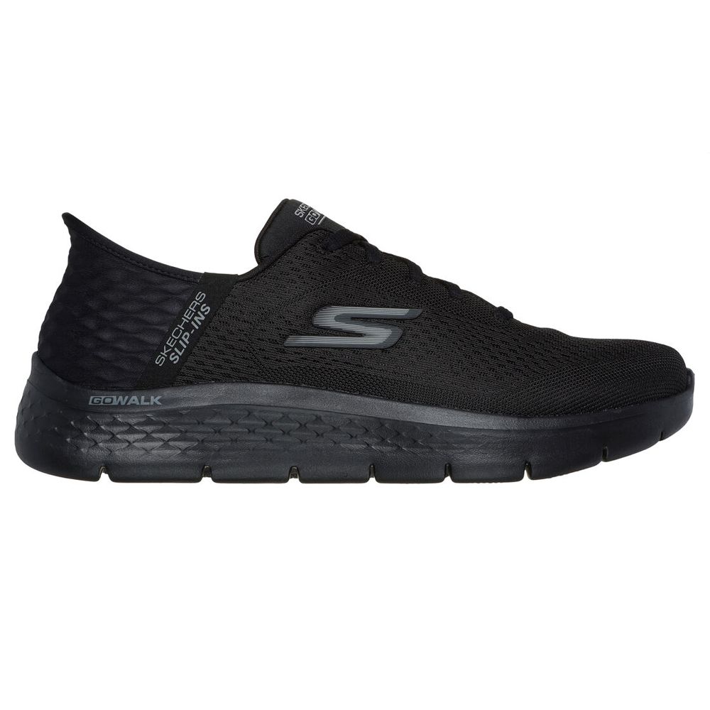 H1888 Skechers Slip-ins GoWalk Flex New World Trainers (Black)