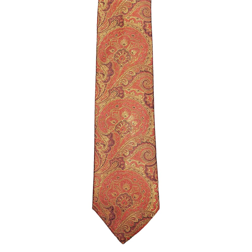 MWY211297 Col H XL Silk Tie (Rust)