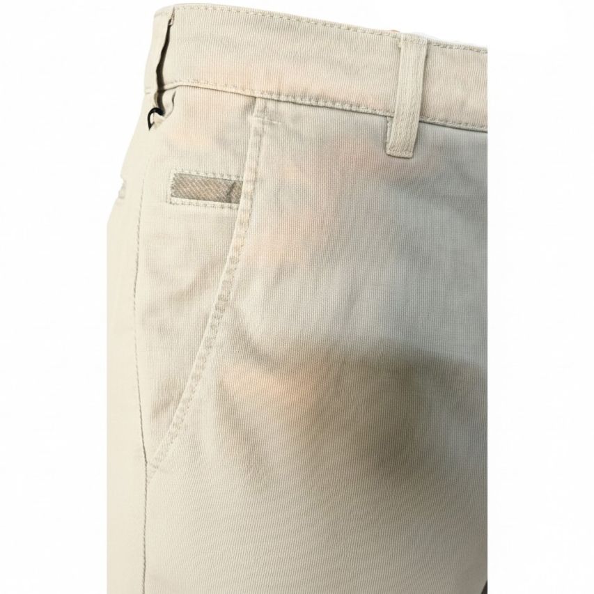 B1201XT Tall Fit  Meyer Stretch Chino Trousers (Beige)