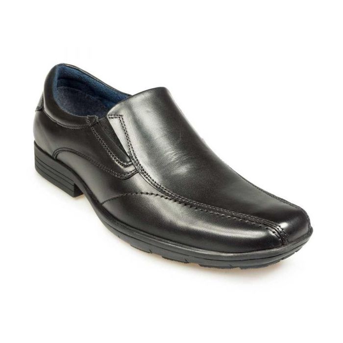 H1223 Pod Dundee Slip On Shoe (Black)