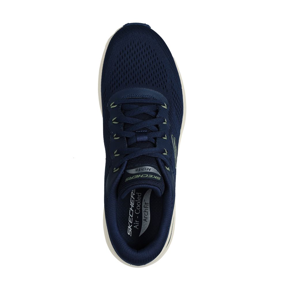 H1916 Skechers Arch Fit 2.0 Ext Wide Trainers (Navy)