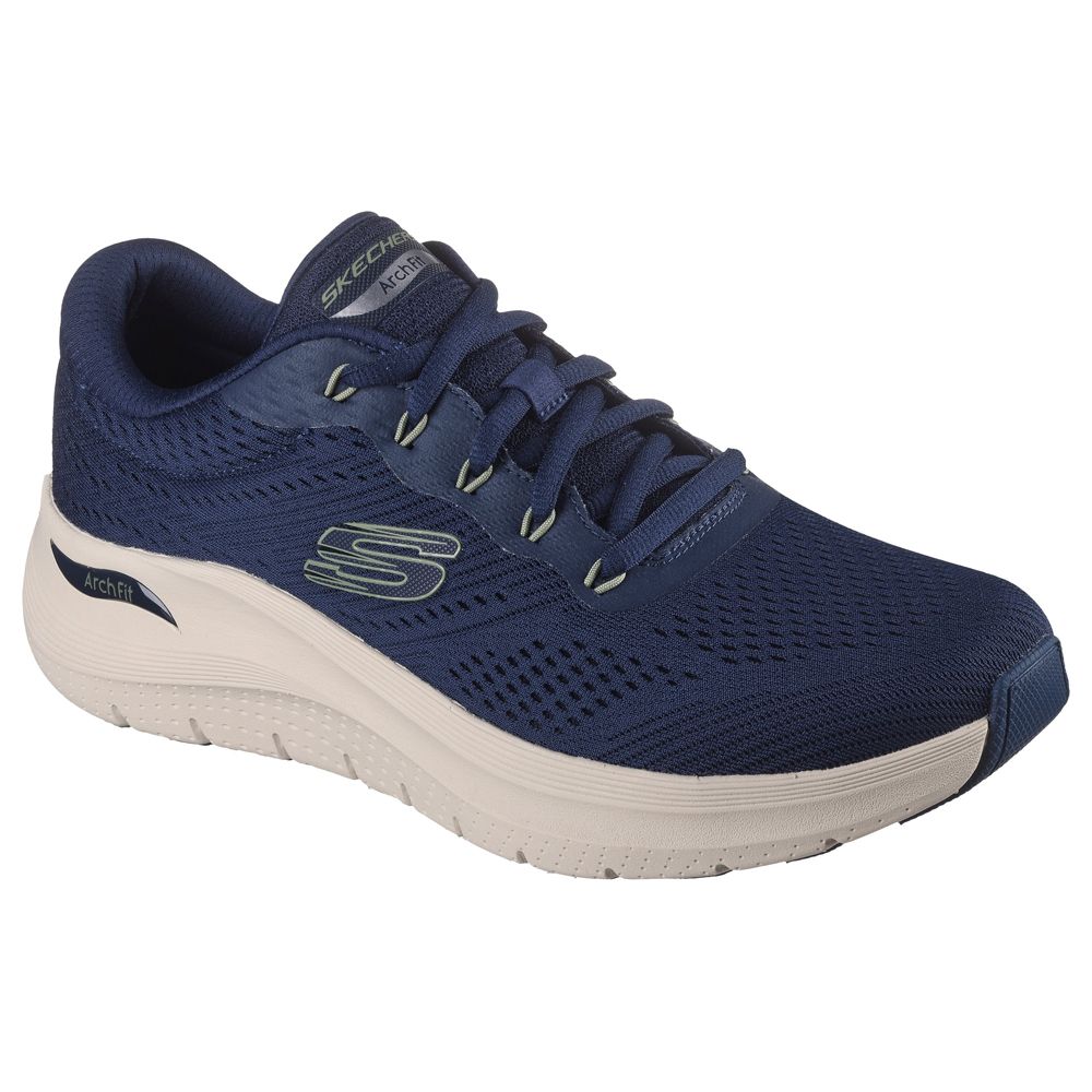 H1916 Skechers Arch Fit 2.0 Ext Wide Trainers (Navy)