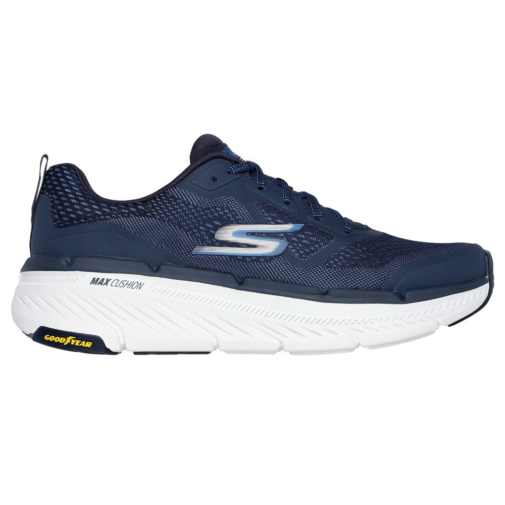 H1923 Skechers Extra Wide Max Cush 2.0 Vantage Trainers (Navy)