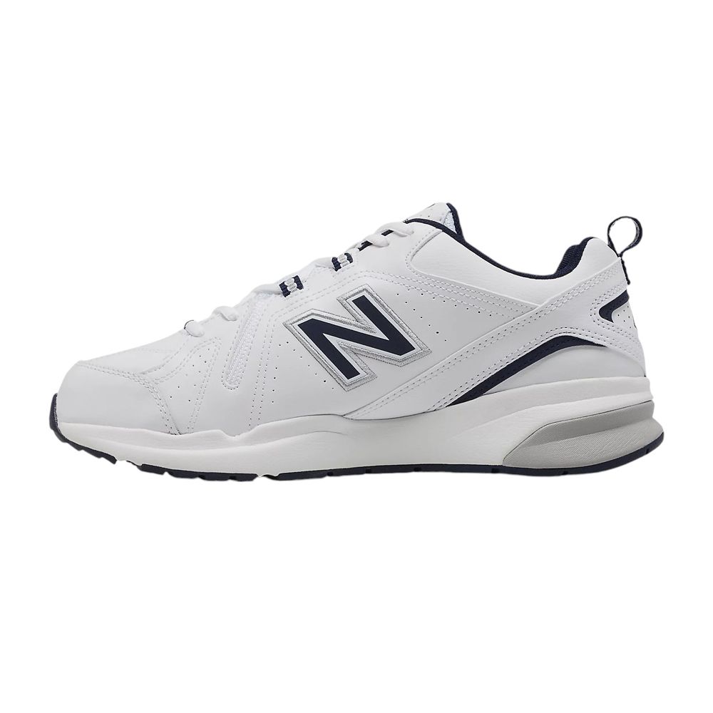 H1118 New Balance Trainers MX608V5 4E Wide (White/Navy)