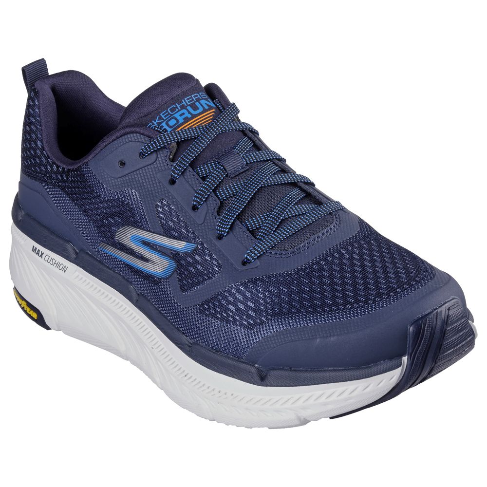 H1923 Skechers Extra Wide Max Cush 2.0 Vantage Trainers (Navy)