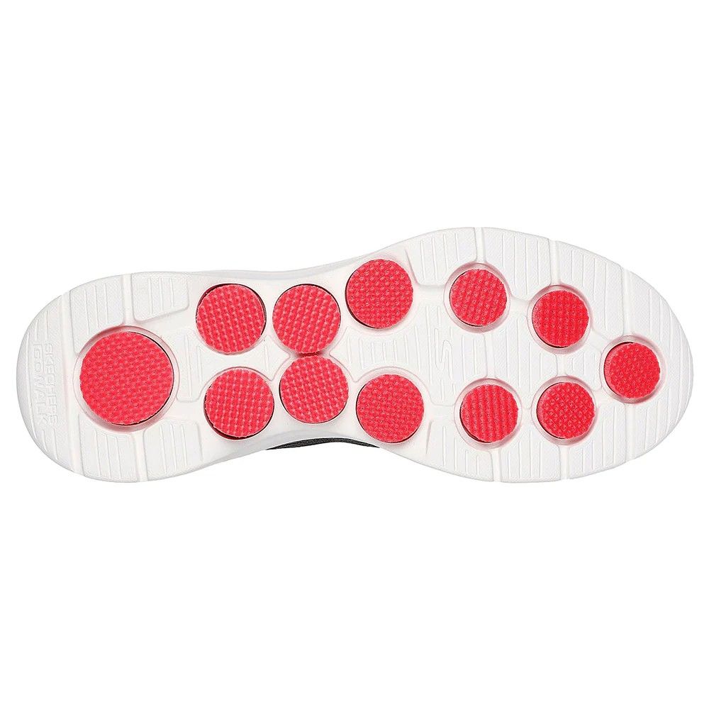 H1932 Skechers GoWalk 7 Alen Trainers (Black/Red)