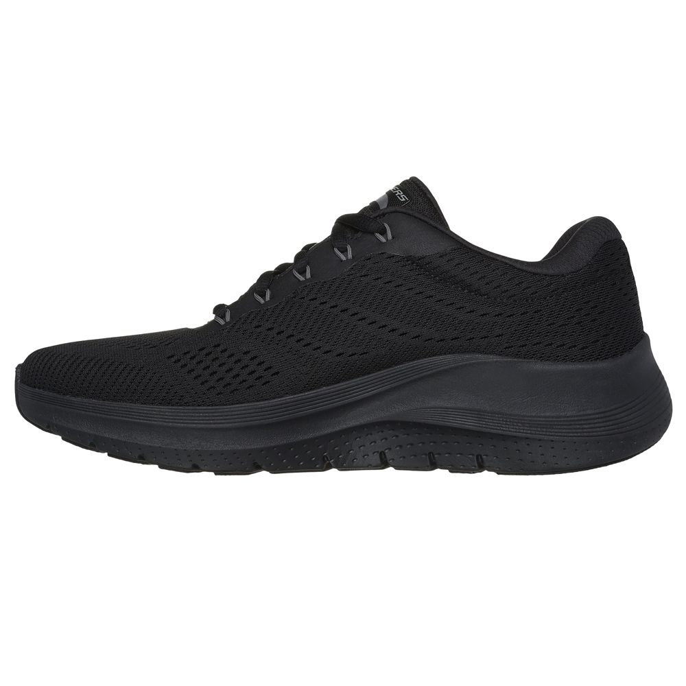 H1916 Skechers Arch Fit 2.0 Ext Wide Trainers(Black)
