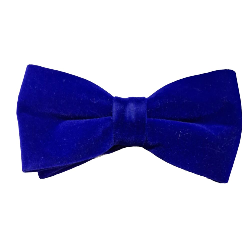 X020 Velvet Bow Tie (Royal)