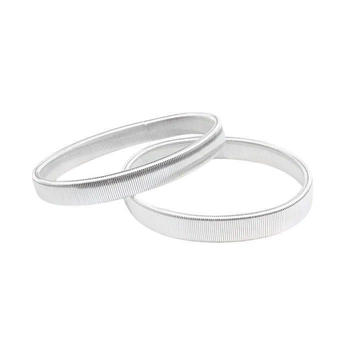 X733 Pair of St George Silver Armbands