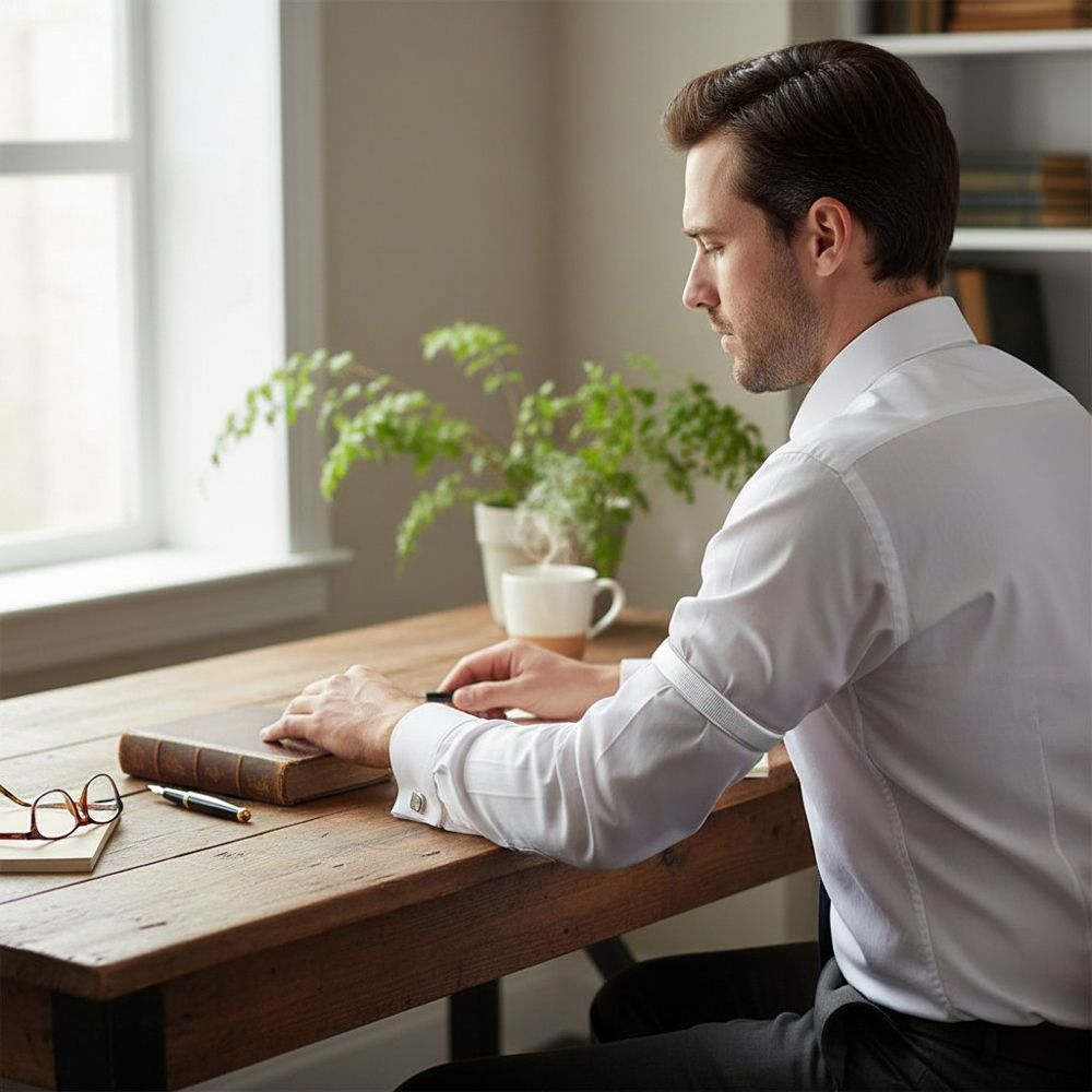 X733 Pair of St George Silver Armbands