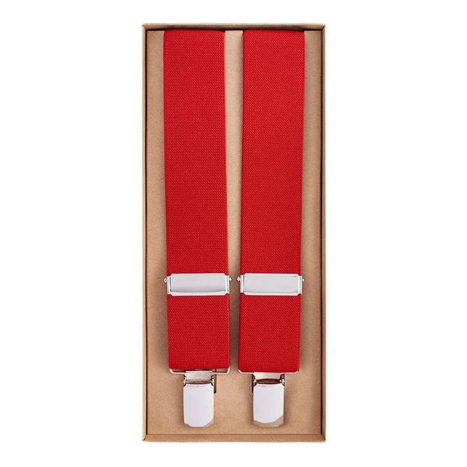 X934 Ibex England Braces (Red)