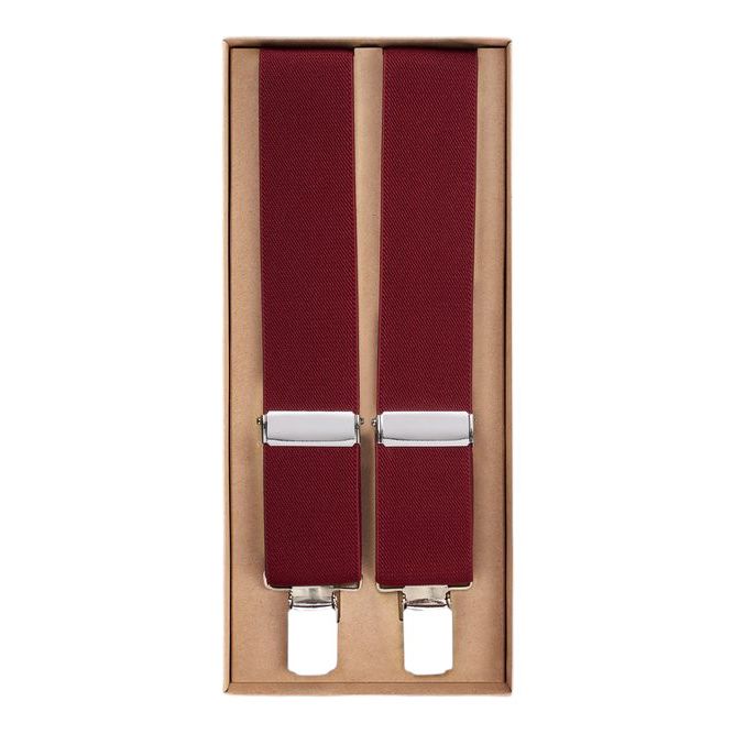 X934 Ibex England Braces (Wine)