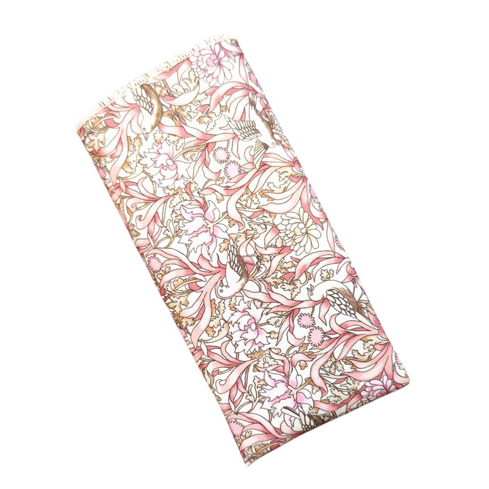 X948 Heirloom Strawberry Fields British Handmade Pocket Square