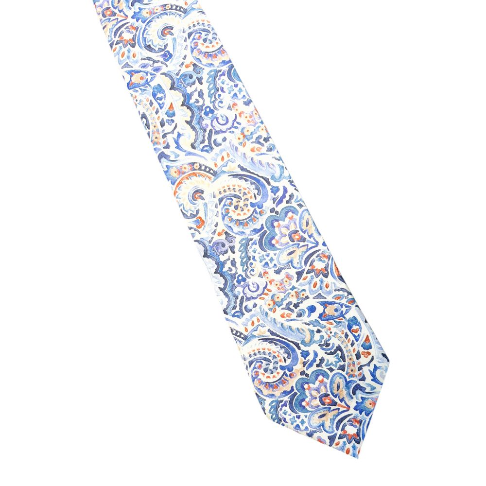 X952 Heirloom True Blue British Handmade Tie