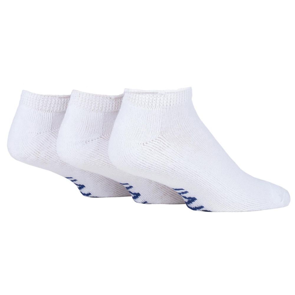X963 IOMI 3 Pair Diabetic Trainer Socks (White)