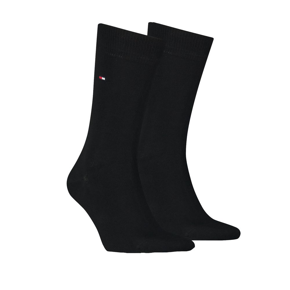 X966 Tommy Hilfiger Iconic Sock (2 Pair Pack, Black)