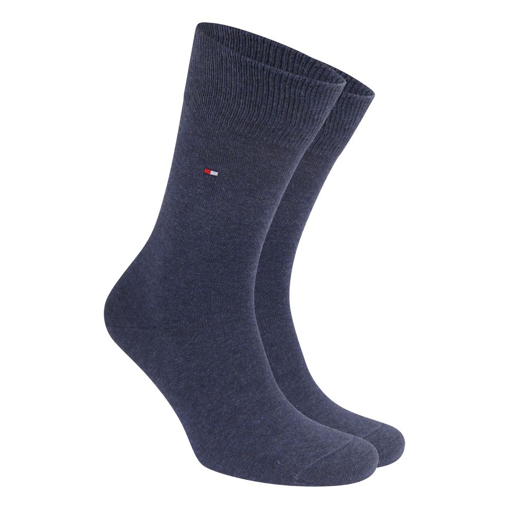X966 Tommy Hilfiger Iconic Sock (2 Pair Pack, Denim)