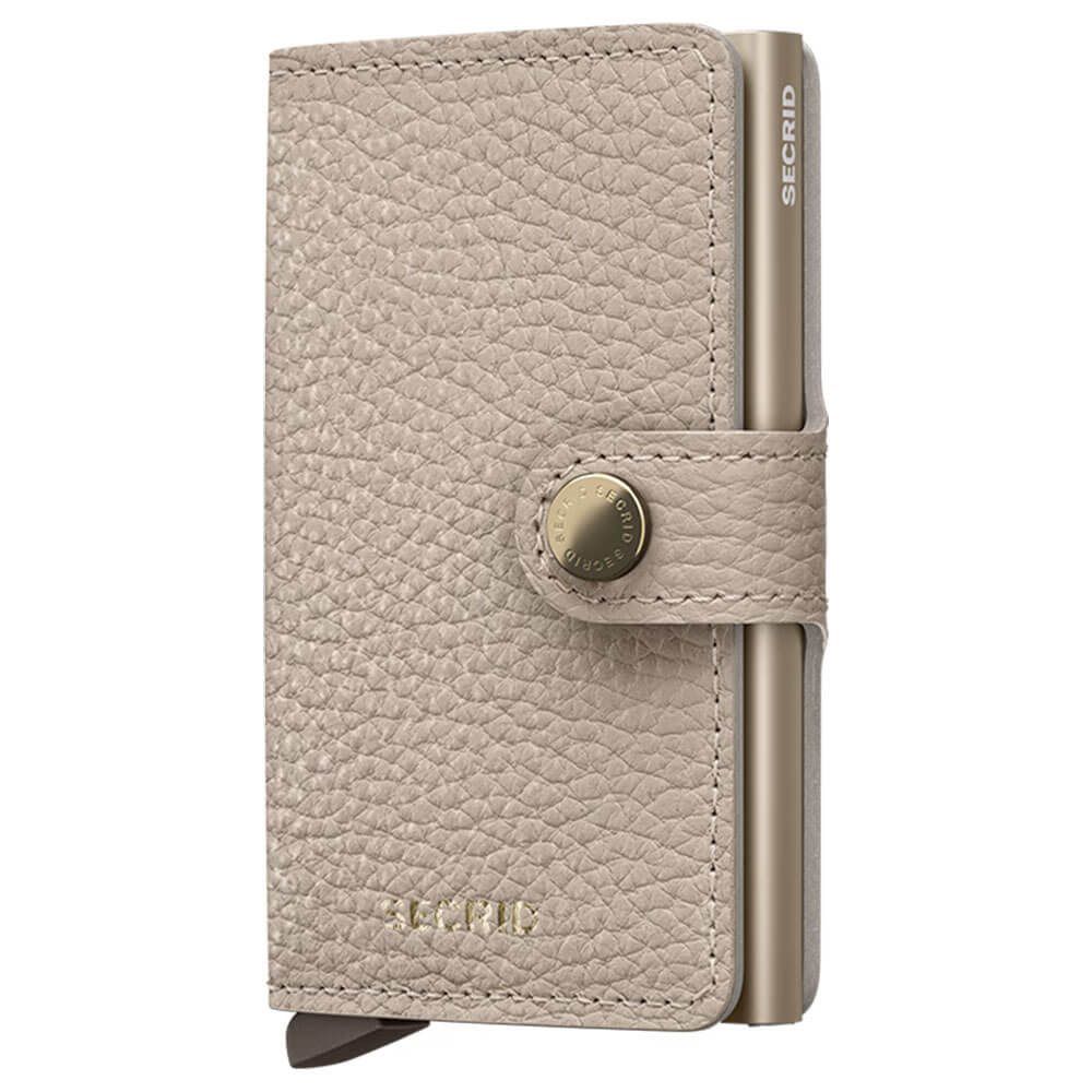 X970 Secrid Mini Leather Wallet RFID Cardprotector (Latte)