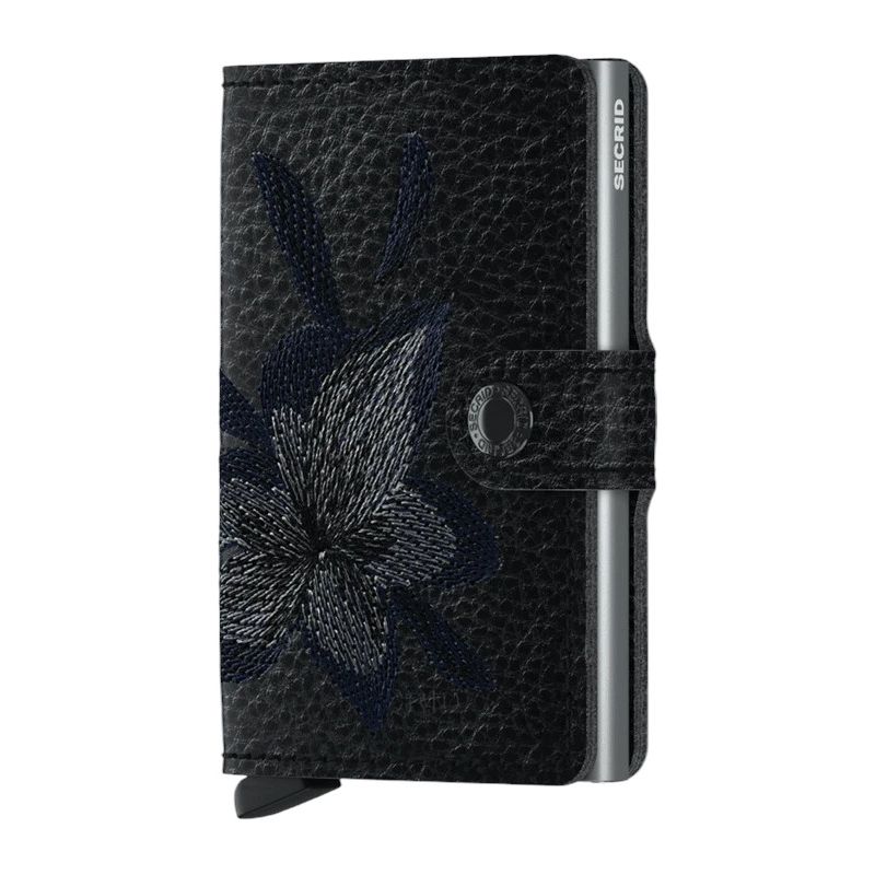 X970 Secrid Mini Leather Wallet RFID Cardprotector (Mag Black)