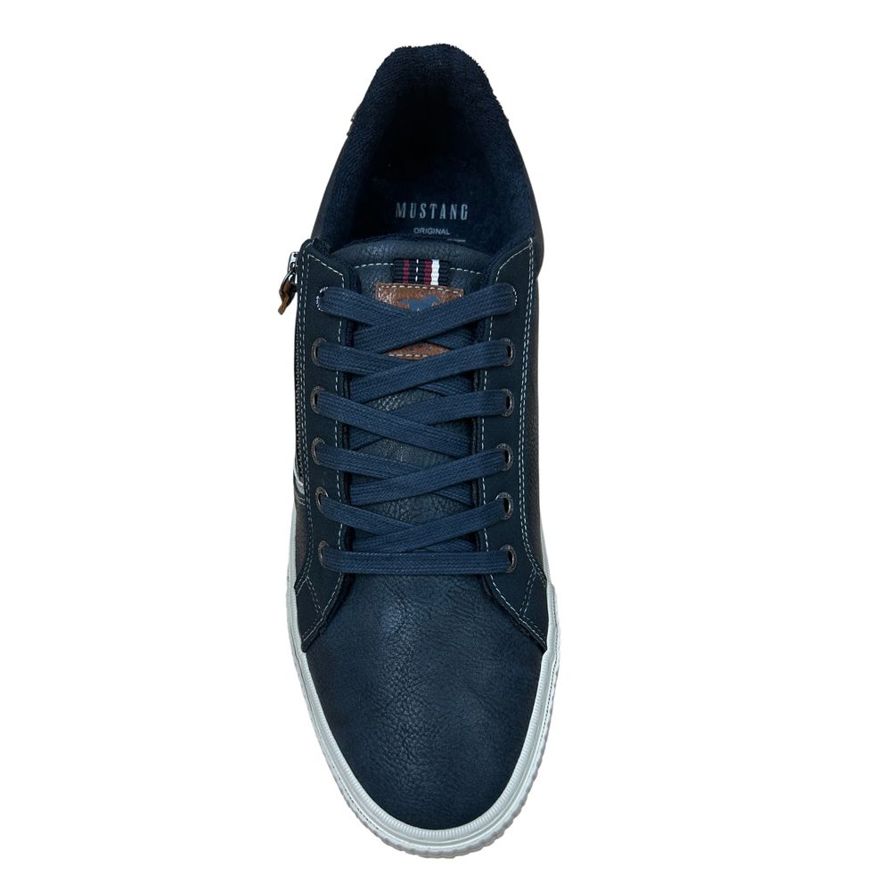 H1963 Mustang Lace Up Casual Shoe (Navy)