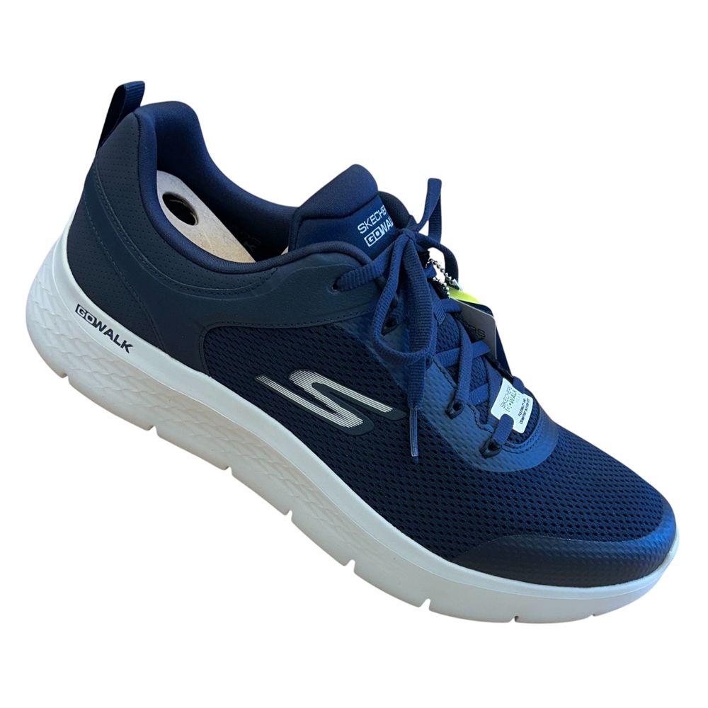 H1926 Skechers GoWalk Flex Independent Trainers (Navy)