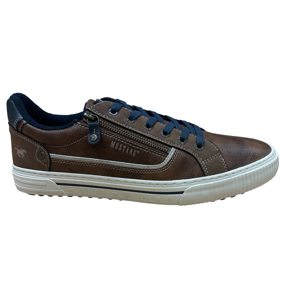 H1963 Mustang Lace Up Casual Shoe (Brown)